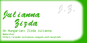 julianna zizda business card